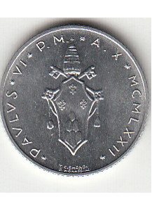1972 Anno X - Lire 2  Fior di Conio Paolo VI 